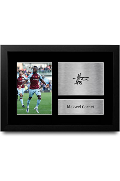 HWC Trading FR A4 Maxwell Cornet Burnley Gifts Printed Signed Autograph Pictu...