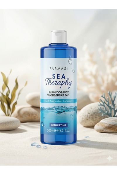 Farmasi Sea Therapy Şampuan Duş Jeli Banyo Köpüğü 3 In 1 Deniz Mineralleri Fe...