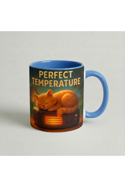 Petgifts Cana Cadou Personalizat Amuzanta Cu Mesaj Perfect Temperature - Cera...