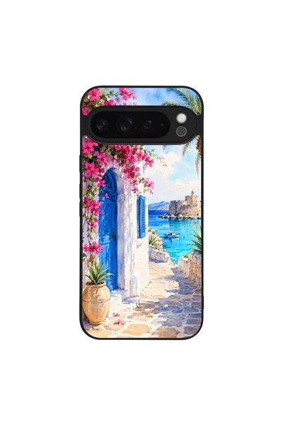 Sonique Θήκη Greek Island Muse Series για Google Pixel 9 Pro XL 5G Σοκάκι Ρόδου