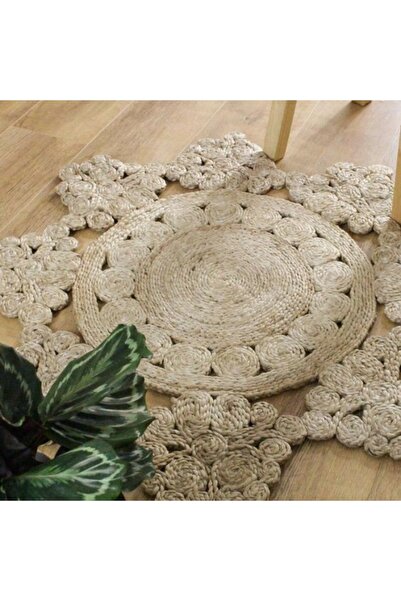 Handpicked Furniture Jute Blue Rug, Ultra Soft Area Carpets For Bed Room, Liv...