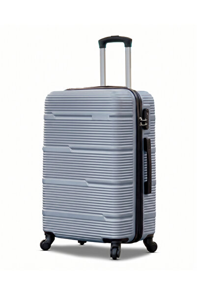 ZAAPPY Hard Shell Horizon Line ABS Lightweight 24 Inch (20-25KG) Luggage, Com...