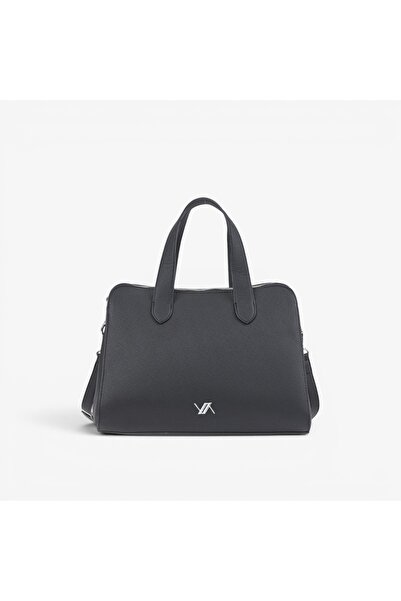 VERDE Τσάντα χειρός μεγάλης χωρητικότητας Μαύρη 34 × 11.5 × 25 εκ. (13.4 × 4....