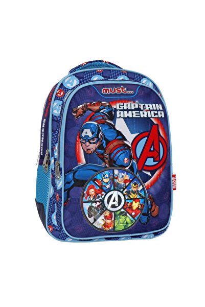 Must Team Σχολική Τσάντα Δημοτικού Captain America 3 Θήκες