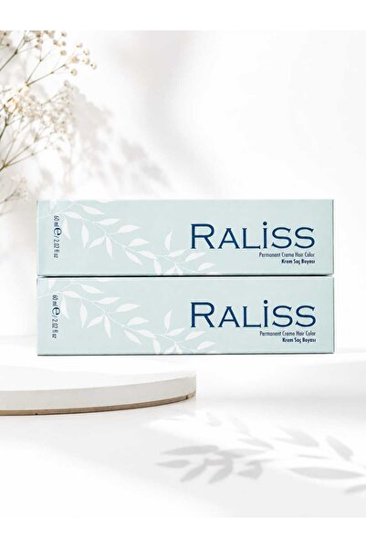 Raliss saç boyası 6.1 küllü koyu kumral 60ml 20li