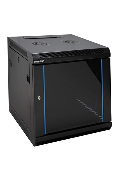 POWERTECH επιτοίχια καμπίνα rack 19" NETW-0055, 600 x 450 x 636mm, 12U