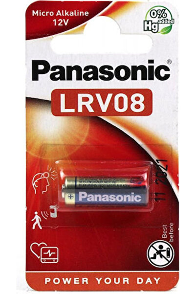 PANASONIC Αλκαλικές Μπαταρίες A23 Ισχύς 12V Κωδικός: LRV08L/1BP