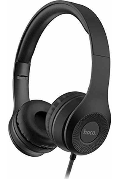 Hoco W21 Κομψά Ενσύρματα Ακουστικά On-Ear Μαύρα