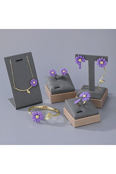 asc.home Papatya model set ( kolye bileklik küpe yüzük