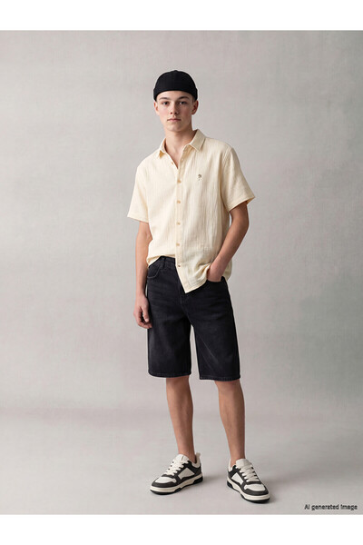 LC Waikiki Peak New Season Wide Leg Boys' Jean Shorts