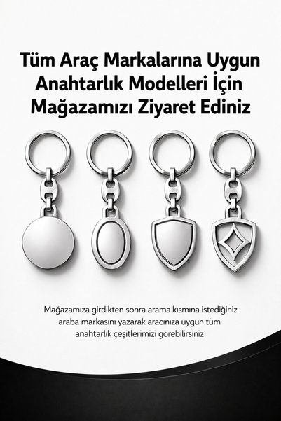 Baghes High Quality Skoda Logo Luxury Chrome Plated Auto Keychain Stylish Gift Vehicle Accessory