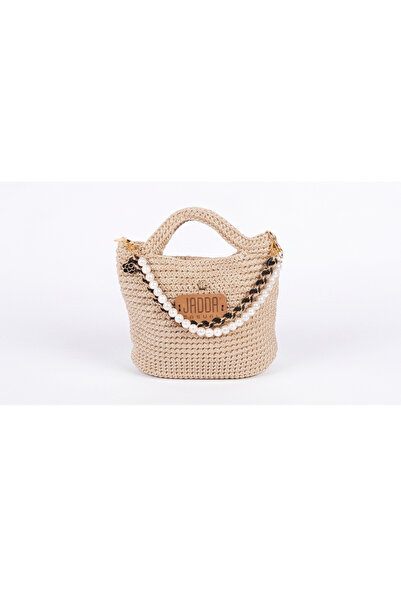 JADDA Handmade Daily Knitted Handbag Macrame Yarn