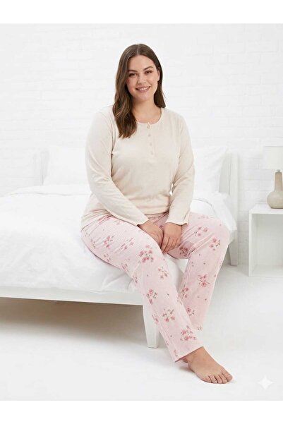 Sude HOMEWEAR Set de pijama dimensiune Plus