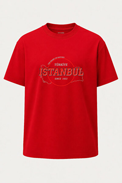 nirvoda Oversize kroj Istanbul 1453 Srce istorije Turska B Štampano Unisex tu...