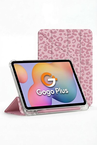 GoGoPlus iPad 11 A16 2025 10. Nesil 10.9 Kılıf Katlanır Kalem Bölmeli Yatay v...