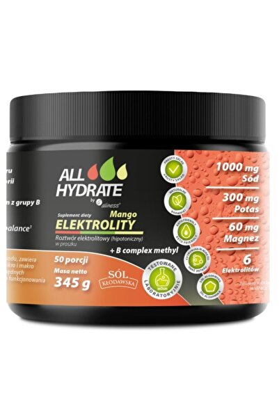 Aliness Allhydrate Elektrolity Mango + B Complex Metil 345G
