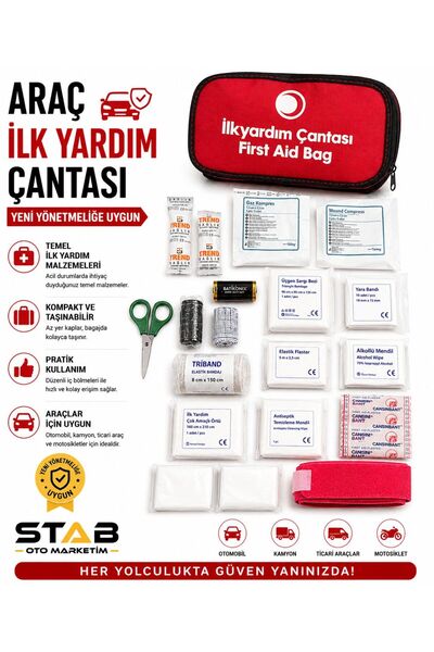 stab audio system İLK YARDIM ÇANTASI YENİ YÖNETMELİĞE UYGUN