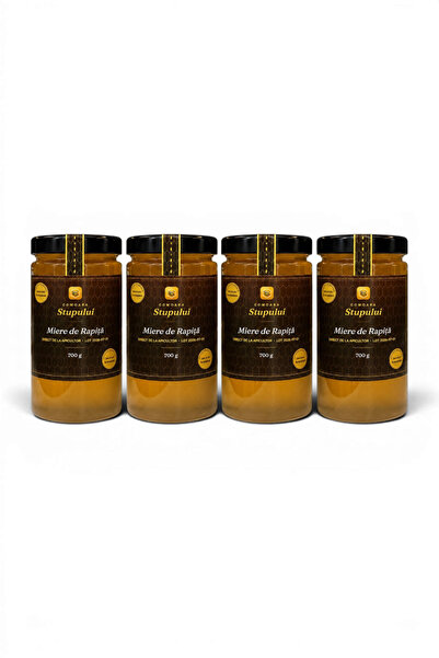 Comoara Stupului Pachet Miere de Rapiță, Comoara Stupului, 4 x 700g