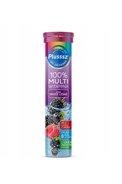 Polski Lek Plusssz 100% Multivitamine Fructe de Pădure 20 Comprimate