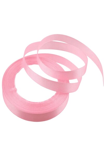 OEM Panglica din satin pentru ambalat cadouri, roz, 23m
