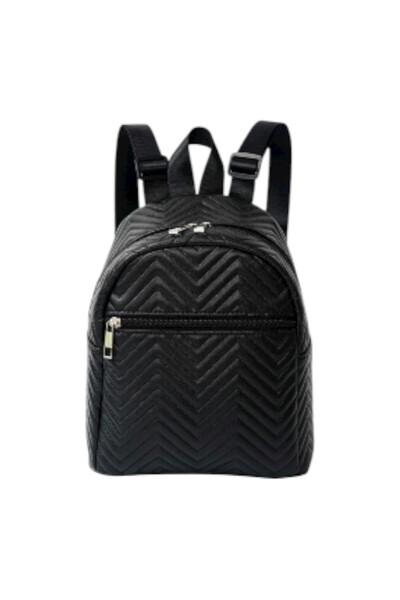 OEM Mini rucsac negru matlasat, dimensiuni 24*20cm