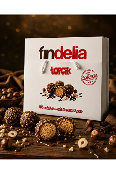 Fındelia Topçik Fındık Ezmeli Fındık Topu (25 Adet)