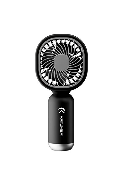 KATJMER KTFN-07 Şarjlı El Fanı Taşınabilir Mini Serinletici Fan Sessiz Masaüs...
