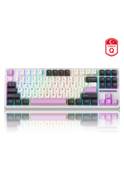 MageGee Light87 87 Tuş RGB Hot-Swap Kablolu Mekanik Gaming Klavye
