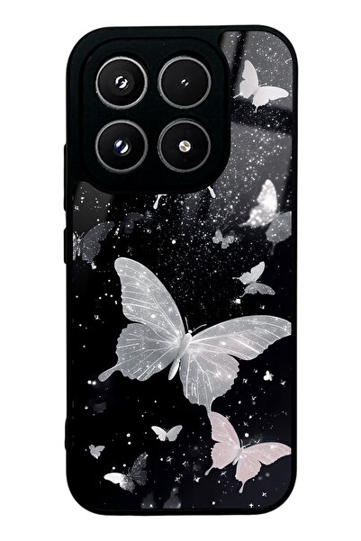 Spoyi Xiaomi 17 Kelebek Tasarımlı Glossy Telefon Kılıfı