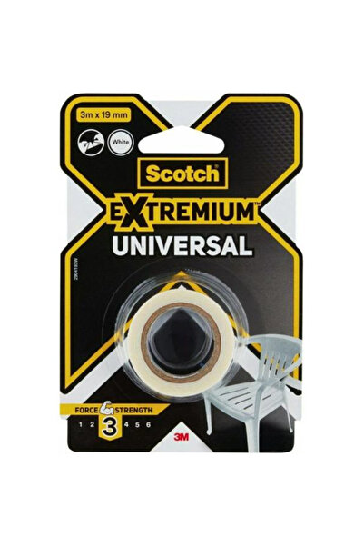 3M Banda Adeziva pentru Reparatii - Scotch Extremium, Alb, 19 mm x 3 m, 1 buc