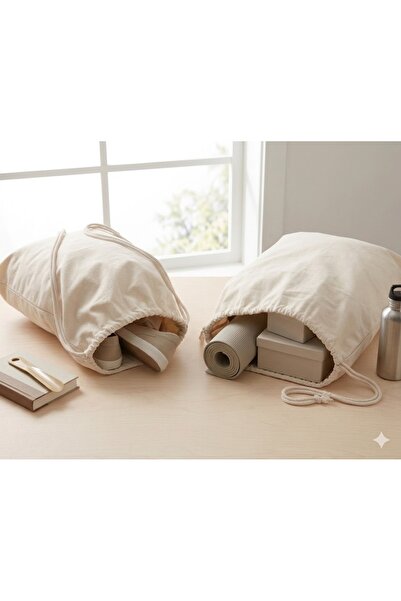 Life For You 2 Size Cloth Bags Linen Makeup Cloth Bag Organizer