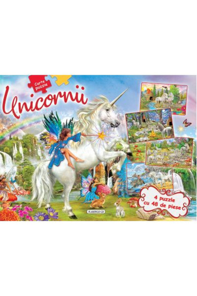 Editura Flamingo GD Unicorni - Puzzle, - Editura Flamingo