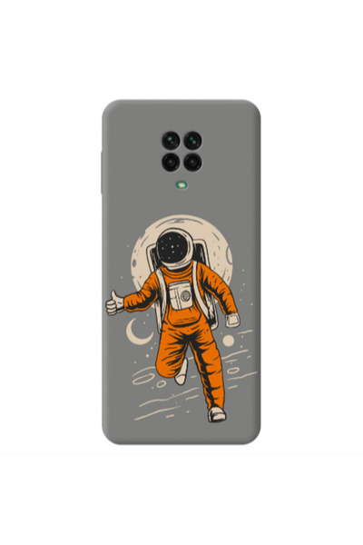 Other Xiaomi Redmi Note 9 Pro Hitchhike Grey Colored Silicone TPU Θήκη