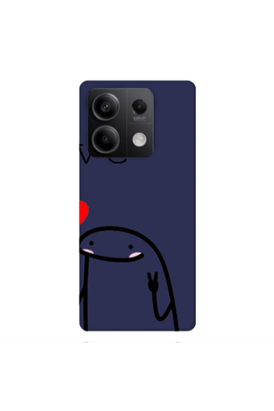 Other Xiaomi Redmi Note 13Pro 5G Love 2 Dark blue Colored Silicone TPU Θήκη