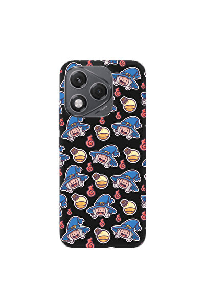 Other Honor 400 Lite Sweet Witch Black Colored Silicone TPU Θήκη