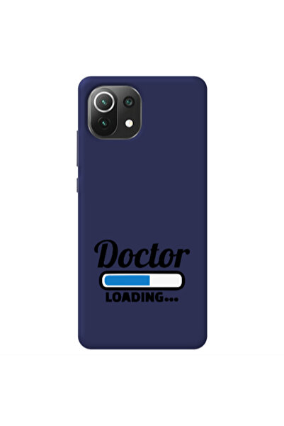 Other Xiaomi Mi 11 Lite Doctor Loading Dark blue Colored Silicone TPU Θήκη