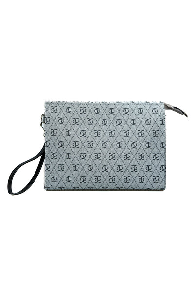 Shkup Kadın Portföy El Çantası Şık Desenli Clutch Fermuarlı Günlük & Abiye Çanta