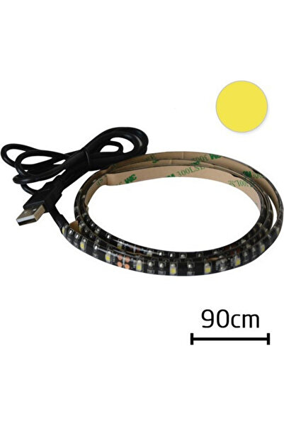 Geti Αδιάβροχη Ταινία LED USB 5V Θερμό Λευκό Φως 0.9μ Τύπου SMD 3528 με Τροφο...