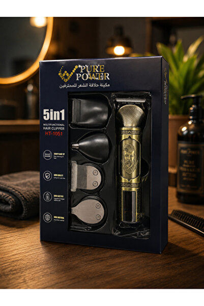 PURE POWER Rechargeable Hair and Beard Trimmer 5 in 1
