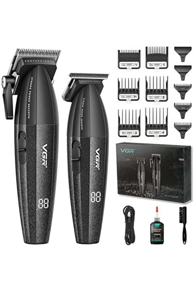 VGR طقم احترافي للرجال V-640 أسود