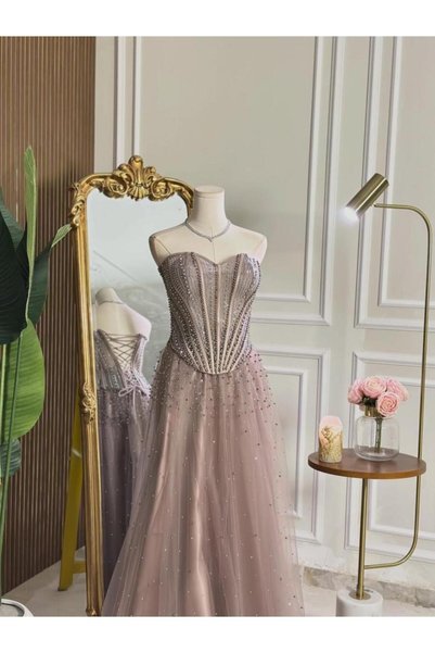vanus fashion 7239 - فستان سهرة طويل