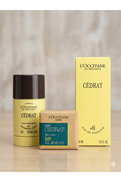L'Occitane Cédrat İmzalı 3'lü Erkek Bakım Seti
