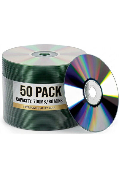 FWM أقراص CD-R فارغة، سعة 700 ميجابايت، سرعة 52x، مدة تسجيل 80 دقيقة، (عبوة م...