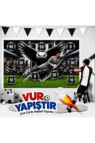 Kidstoria Taraftar Vur Yapıştır Dart Futbol Oyunu Çocuklar İçin Eğlenceli Hed...