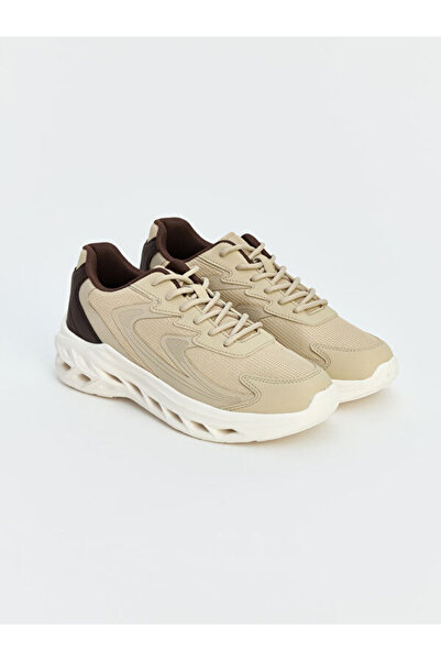 LC Waikiki Rmz Gi̇yi̇m Farkiyla Mesh Detailed Thick Sole Women's Sports Shoes