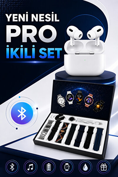 Lisinya 2025 Model Akıllı Saat ve Yeni Nesil Pro Bluetooth Kulaklık ANC Özell...