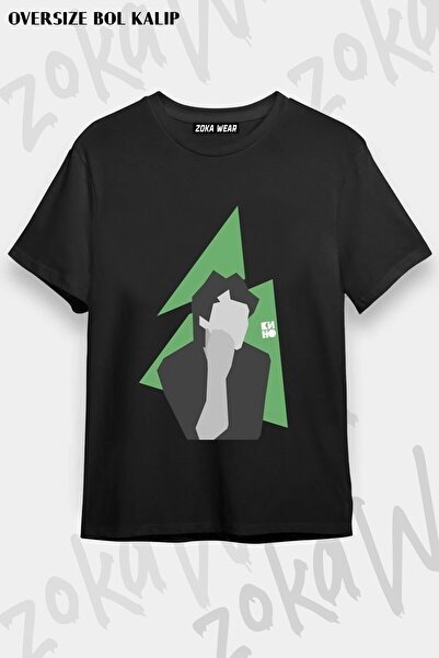 ZOKAWEAR Μπλουζάκι Unisex Loose Fit με στάμπα Kino v7