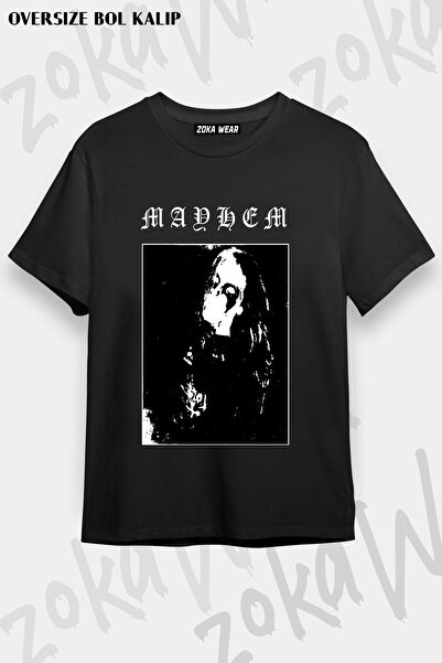 ZOKAWEAR Μπλουζάκι Unisex Loose Fit με στάμπα Mayhem v12