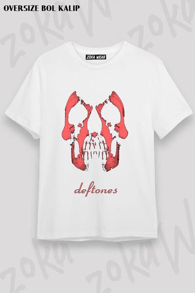 ZOKAWEAR Μπλουζάκι Unisex Loose Fit Deftones v5 με στάμπα