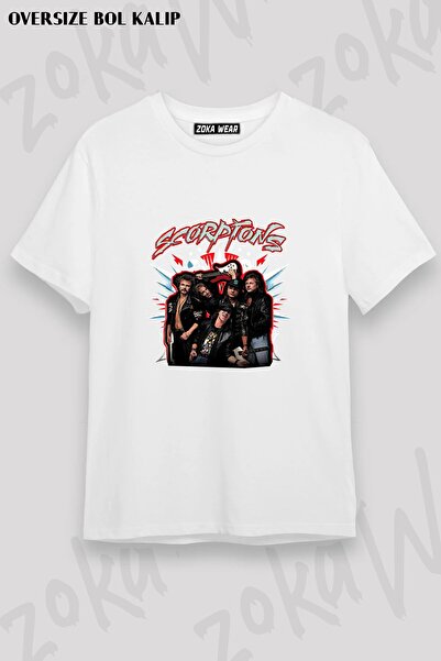 ZOKAWEAR Unisex široka majica sa printom Scorpions v6